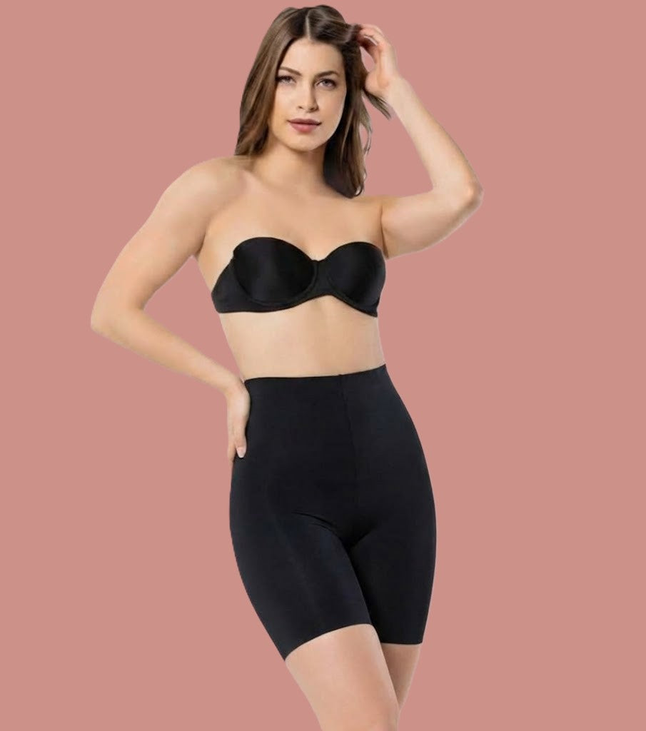 Mid Waist Shapewear Shorts, Premium