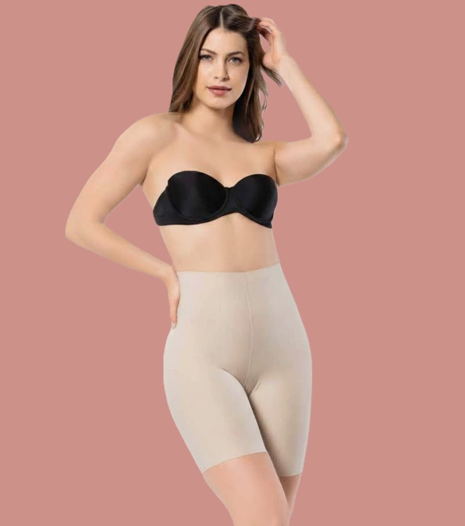 Mid Waist Shapewear Shorts, Premium