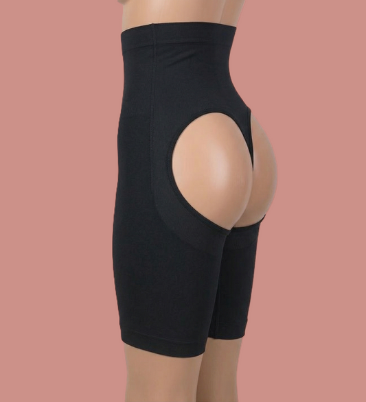 High Waist Shapewear Short, Butt Restorative, Regular